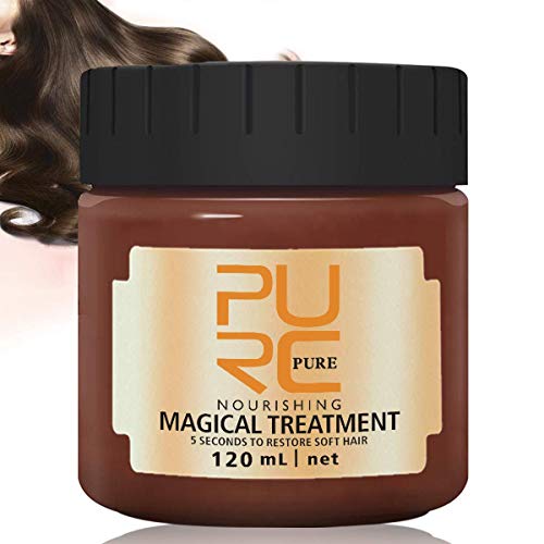 Product Cover PURC Hair Treatment Mask, 120ml Magical Hair Mask Supplement Nourishing Conditioning, Make Hairs Soft Smooth Repair Damage Professional Cream For Dry Hair (120ml)