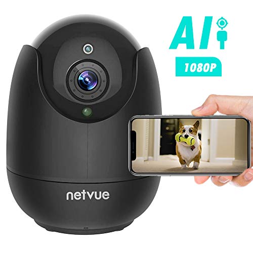 Product Cover Dog Camera - 1080P FHD Pet Camera with Phone App, Pan/Tilt/Zoom Home Camera with 2-Way Audio, AI Human Detection, Night Vision, Cloud Storage/TF Card, Work with Alexa Indoor WiFi Security Camera