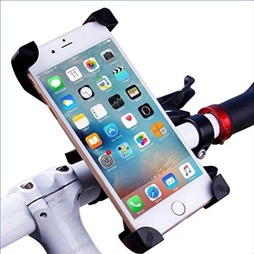 Product Cover Kinbar Bicycle Mobile Phone Holder 360 ° Swivel Mobile Phone Holder Bicycle, Universal Motorcycle Mobile Holder Phone Screen Size 4.0-6.0 Inches