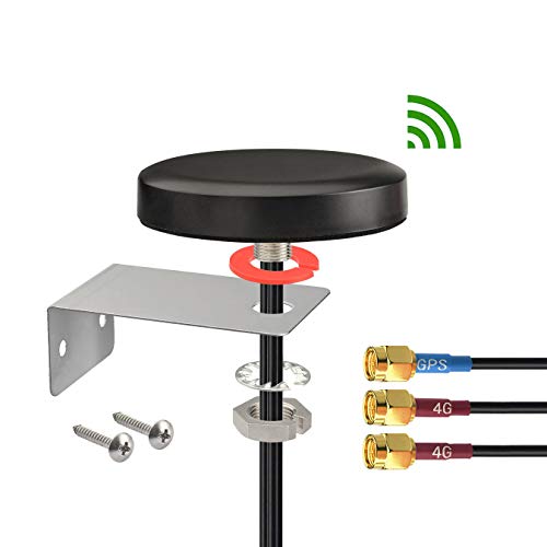 Product Cover Bingfu 4G LTE MIMO Cellular GPS Fixed Bracket Wall Mount Antenna for 4G LTE GPS Cradlepoint IBR900 IBR1700 Sierra Wireless Airlink MG90 MP70 GX450 RV50 RV50X Industrial Gateway Modem Mobile Router