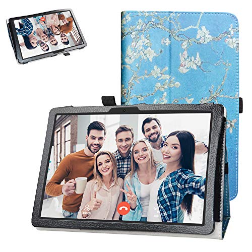 Product Cover Bige for Vankyo MatrixPad Z4 Case,MatrixPad Z4 Pro Case,PU Leather Folio 2-Folding Stand Cover for 10.1
