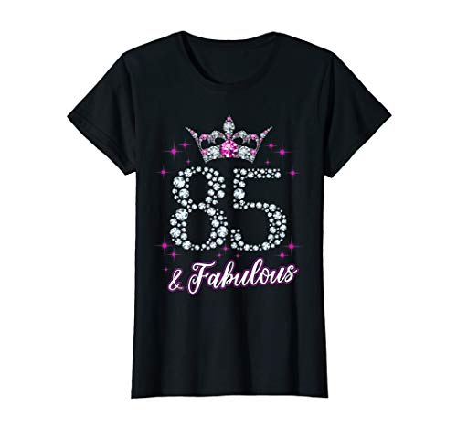 Product Cover Womens Womens 85 And Fabulous 1934 85Th Birthday Gift Tee T-Shirt
