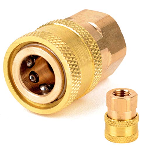 Product Cover STARQ® Brass Adapter (Quick Release Coupling) M14 to 1/4 inch for Foam Lance and attachments. Suitable for All Starq Models