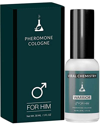 Product Cover Pheromones to Attract Women for Men (Warrior) - Exclusive, Ultra Strength Organic Fragrance Body Cologne Spray - 1 Fl Oz (Human Grade Pheromones to Attract Women)