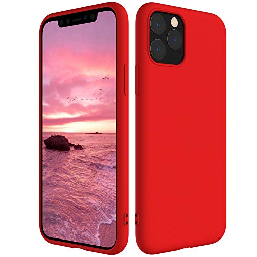 Product Cover Poleet iPhone 11 Pro Max Silicone 2019 6.5'', Ultra Thin & Full Body Protective No Dust Attractive Soft Cover Liquid Rubber Cases for Apple with Lining Fiber