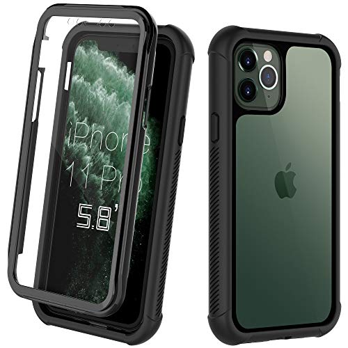 Product Cover ORDTBY iPhone 11 Pro case, Full-Body Heavy-duty Protection with Built-In Screen Bumper Protector 360 Protective Shockproof Rugged Cover for iPhone 11 Pro (5.8 inch)
