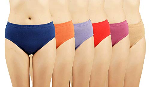 Product Cover Nestos Cotton Hipster Panties for Womens Combo, Multi Coloured - (Pack of 6)