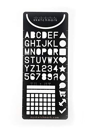 Product Cover Sketchmark: Bullet Journal Expansion Card - The Bookmark Stencil for Bullet Journaling
