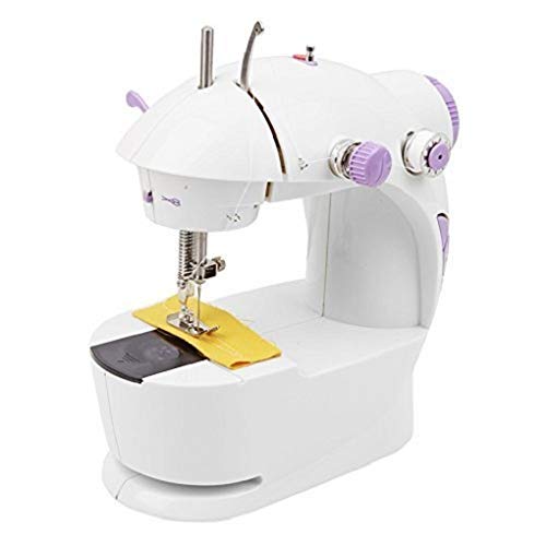 Product Cover Qualimate Sewing Machine Mini Multi Electric Mini 4 in 1 Desktop Functional Household Sewing Machine for Home, Sewing Machines, Sewing Machine for Home Mini Hand, Mini Sewing Machine