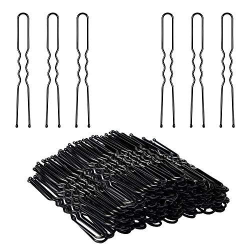 Product Cover U Shaped Hair Pins, IKOCO 80pcs of Bun Hair Pins for Women Girls with Storage Box(2.4 Inch)