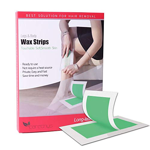 Product Cover Body Wax Strips, Hair Removal Waxing Strips for Face Legs Underarms Brazilian Bikini Women with 80 Count Cold Wax Strips