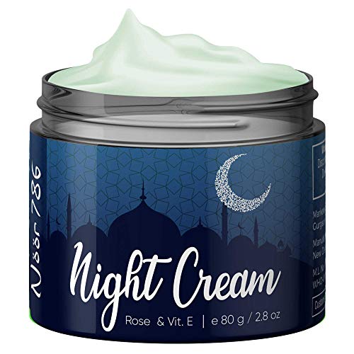 Product Cover Noor 786 Halal Friendly Night Cream For Women & Men With Rose & Vitamin E, 80g