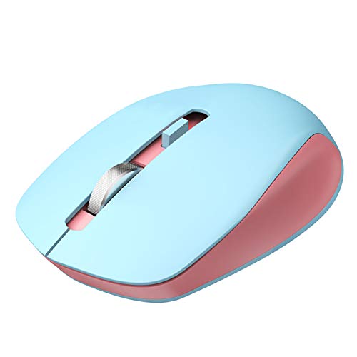 Product Cover Wireless Mouse, seenda 2.4G Wireless Computer Mouse with Nano Receiver 3 Adjustable DPI Levels, Portable Mobile Optical Mice for Laptop, PC, Chromebook, Computer, Notebook, Pink & Blue