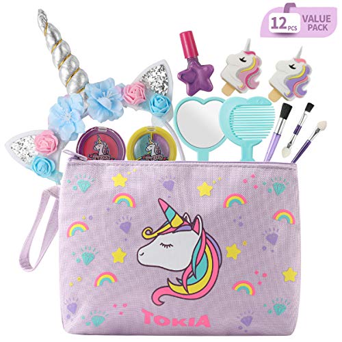 Product Cover TOKIA Kids Makeup Kit for Girls with Cosmetic Bag(Unicorn Set)