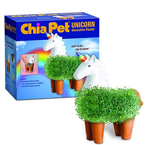 Product Cover Chia CP437-01 Pet Unicorn Decorative Pottery Planter, Easy to Do and Fun to Grow
