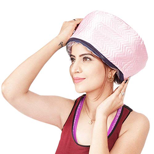 Product Cover QERINKLE® Hair Care Thermal Head Spa Cap Treatment with Beauty Steamer Nourishing Heating Cap, Spa Cap For Hair, Spa Cap Steamer For Women