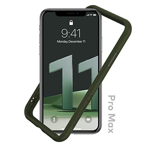 Product Cover RhinoShield Bumper Case for iPhone 11 Pro Max CrashGuard NX - Shock Absorbent Slim Design Protective Cover 3.5M/11ft Drop Protection - Camo Green