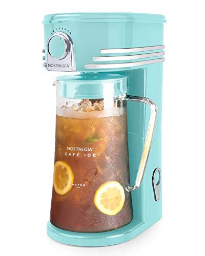 Product Cover Nostalgia CI3AQ Café 3-Quart Iced Coffee and Tea Brewing System, Aqua