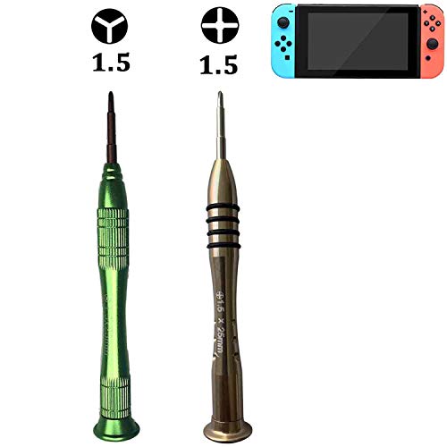 Product Cover YOOWA Nintendo Switch Triwing Screwdriver Set Repair Tool Kit Y00 and PH000 Phillips Screwdriver for Joy-con Controller, Kickstand Replacement, Nintendo Game Consoles Repair and Battery Replacement