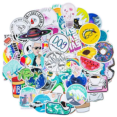 Product Cover Cute VSCO Stickers for Water Bottles, 103 Pack Trendy Waterproof Water Bottle Stickers Laptop Stickers for Teen Girls Kids Computer Guitar Skate Skateboards Stickers Popular Element Decals