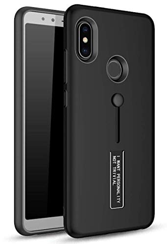 Product Cover Decibel Personality Shock Proof Hybrid Armour Stand Back Cover Case for Xiaomi Mi Redmi Note 5 Pro - Black