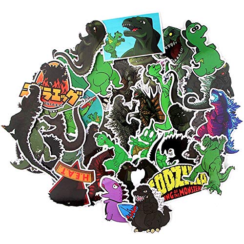 Product Cover Party Hive Godzilla (37 Pieces) Assorted Decal Stickers Arts Crafts Scrapbook