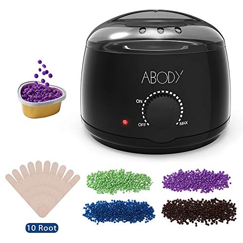 Product Cover Wax Warmer, Abody Hair Removal Waxing Kit with 4 Bags Wax Bean, 5 Small Heart-shaped Bowls, 10pcs Wax Applicator Sticks, Wax Heater for Rapid Removing Hair of All Body, Legs, and Bikini