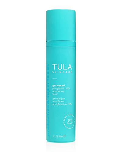 Product Cover TULA Probiotic Skin Care Get Toned Pro-Glycolic 10% pH Resurfacing Toner | Face Toner to Gently Exfoliate and Hydrate Skin, with Proprietary Blend of Probiotics and Glycolic Acid | 2.7 oz