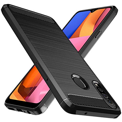 Product Cover Osophter for Samsung Galaxy A20S Case Shock-Absorption Flexible TPU Rubber Full-Body Protective Phone Cover for Samsung Galaxy A20S(Black)