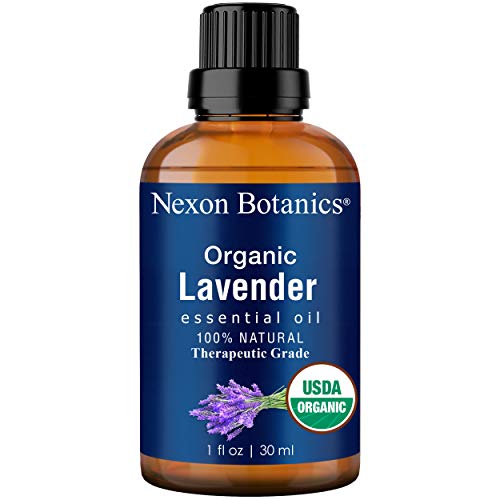 Product Cover Nexon Botancs Organic Lavender Essential Oil 30 ml - USDA Certified Natural Therapeutic Grade Lavender Oil - Great for Aromatherapy and Diffuser - Blend of Pure Lavandula Angustifolia and Hybrida