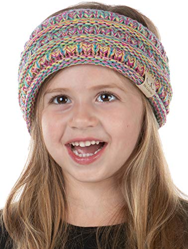 Product Cover Funky Junque Exclusives Girls Head Wrap Lined Headband Stretch Kids Ear Warmer