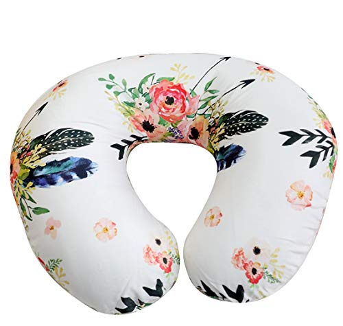 Product Cover Nursing Pillow Cover Baby Cover Infant Nursing Pillow Slipcovers for Breastfeeding Moms Great Baby Shower Gift  (Feather)