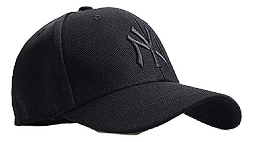 Product Cover WersoaTM Premium Black NY Stretchable Back Side Closed Solid Stylish Caps Unisex