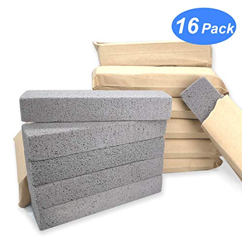 Product Cover Pumice Stone Toilet Bowl Cleaner - Non Scratch Scouring Pad for Cleaning Hard Water Stain Remover Bulk Pack of 16