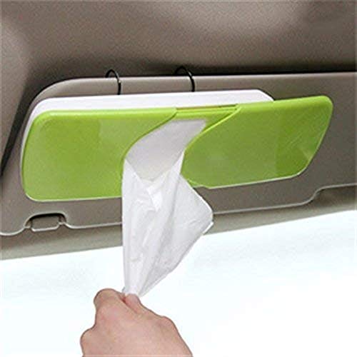 Product Cover Maharsh Auto Accessories Car Sun Visor Tissue Box Paper Napkin Holder with Tissue(Multicolor-1pc)