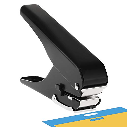 Product Cover MyLifeUNIT Slot Puncher, Badge Hole Punch for Id Card, PVC Slot and Paper, Heavy-Duty Hole Punch for Pro Use
