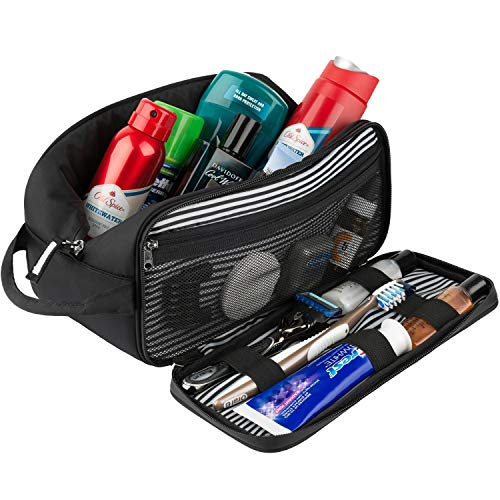 Product Cover Toiletry Bag Dopp Kit for Men - Nylon Travel Toiletry Bag Waterproof Shower Cosmetic Organizer for Women Men - Travel Kit Shaving Bag for Men
