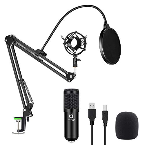 Product Cover USB Podcast Condenser Microphone Kit 192kHZ/24bit Plug & Play Computer PC Microphone Studio Streaming Cardioid Mic with Professional Sound Chipset for Recording Broadcasting YouTube Gaming
