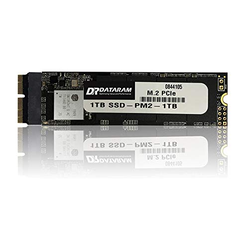 Product Cover DATARAM 1TB M.2 M-Key PCIe NVMe SSD for 2013-16 MacBook, Mac Pro, Air, Mini, iMac