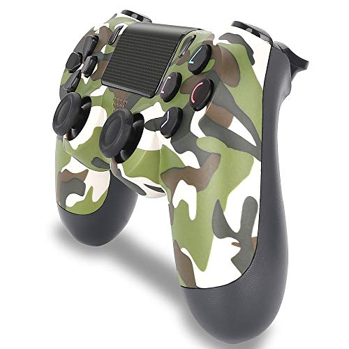 Product Cover Wireless Controller for PS4 - JUEGO Remote for Playstation 4 Control (Green Camouflage)