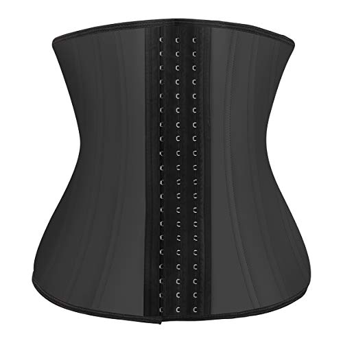 Product Cover FOMANSH Latex Waist Trainer Slimming Cincher Underbust Corsets Training Tummy Control Body Shaper(Size:S-4XL)