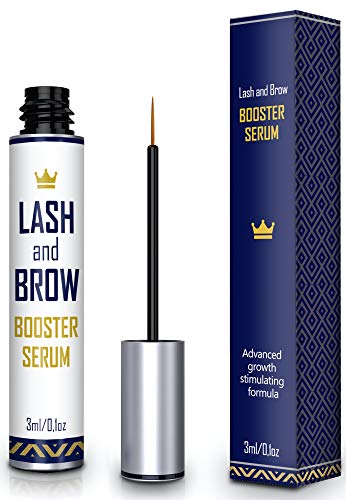 Product Cover Natural Lash Growth Serum - Eyebrow Growth Enhancer - Eyelash Booster to Grow Longer Eyelashes - Lash Boost & Brow Enhancing Serum