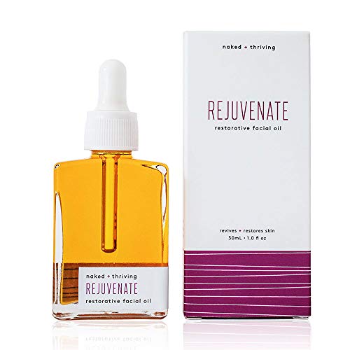 Product Cover Naked + Thriving Rejuvenate Restorative Facial Oil - Organic, Vegan, All-Natural Skin Care & Face Oil (1.0 oz/30 mL)