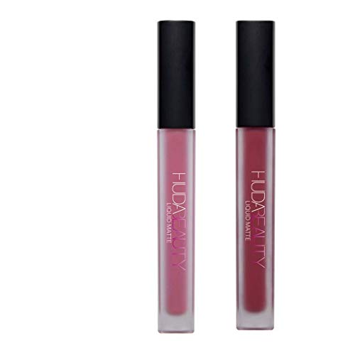 Product Cover Huda Radhe Matte Liquid Lipsticks (Gossip Girl, Icon) -Combo of 2