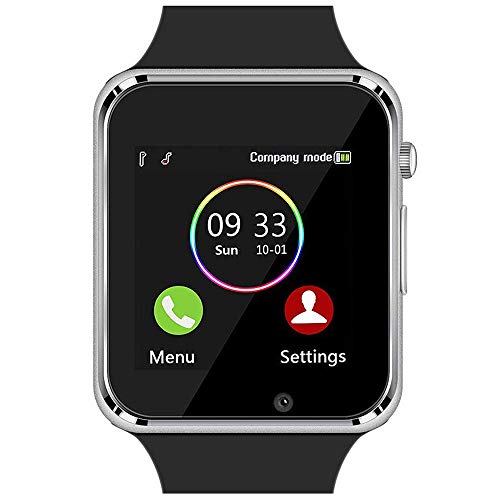 Product Cover Smart Watch For Android Phones,Touch Screen Bluetooth Smart Watch with Phone Call Text ,Compatible Android iPhone Samsung LG ,Camera Music with TF/SIM Card Slot Step Tracker Watch for Men Women Teens