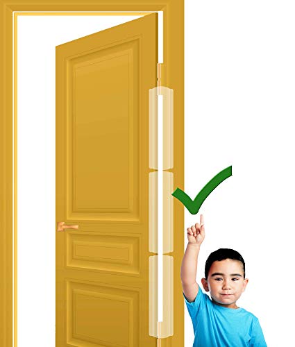 Product Cover KidDough Baby Proofing Finger Pinch Door Guard for Kids | Slamming Door Protection for Child Safety | (Pack of 3) Door Crack Protector | Door Hinge Guard for Kids, Child, Babies.