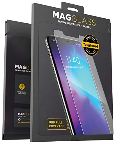 Product Cover Magglass iPhone 11 Tempered Glass Screen Protector - Anti Bubble UHD Clear Full Coverage Display Guard (Case Compatible)