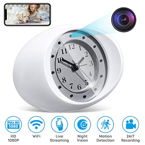 Product Cover Omples Hidden Camera Spy Camera Wireless Security Nanny Cam with 1080P Full HD, WiFi, Night Vision, Motion Detection, Cell Phone App, No Sound Recording
