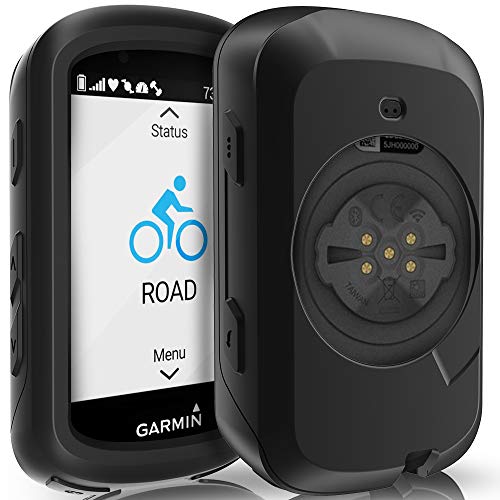 Product Cover TUSITA Case for Garmin Edge 530 - Anti Drop Silicone Protective Cover - Cycling GPS Computer Accessories (Black)