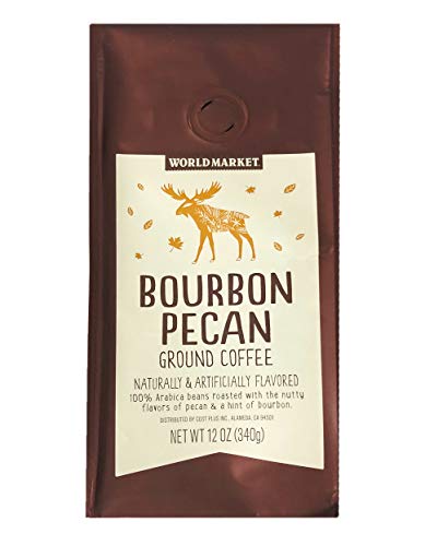 Product Cover World Market Limited Edition Naturally Flavored Ground Coffee 12oz, 1 Pack (Bourbon Pecan)